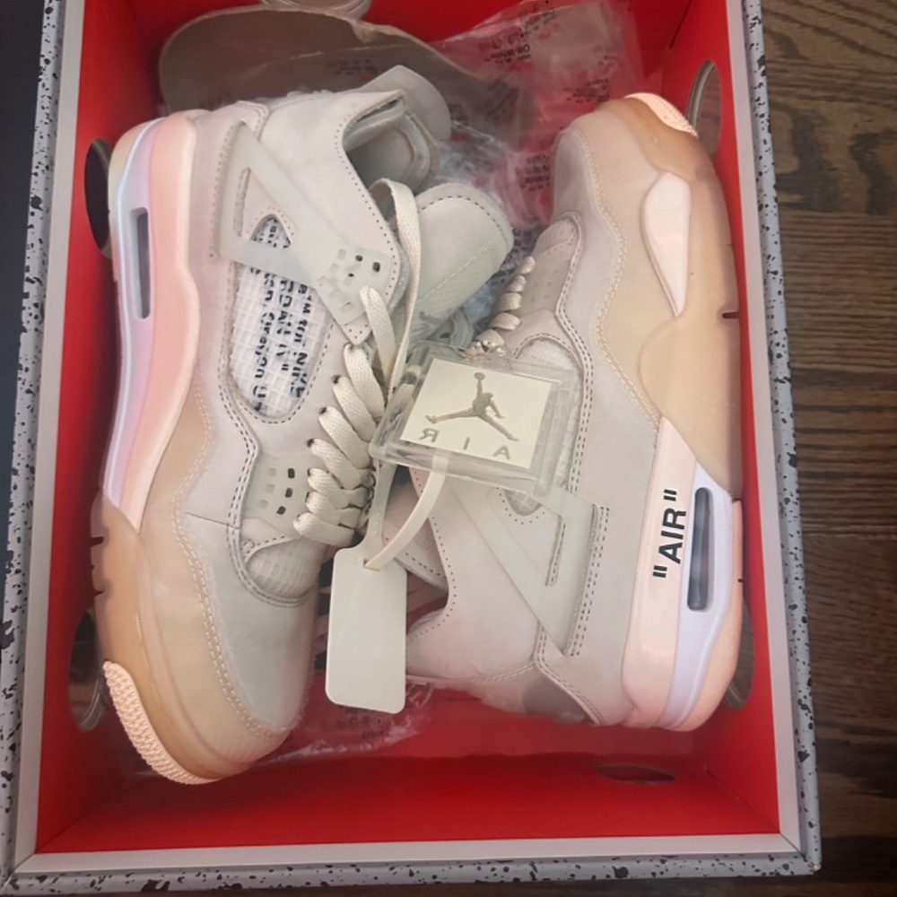 Off white Jordan 4s - Picture 2 of 4